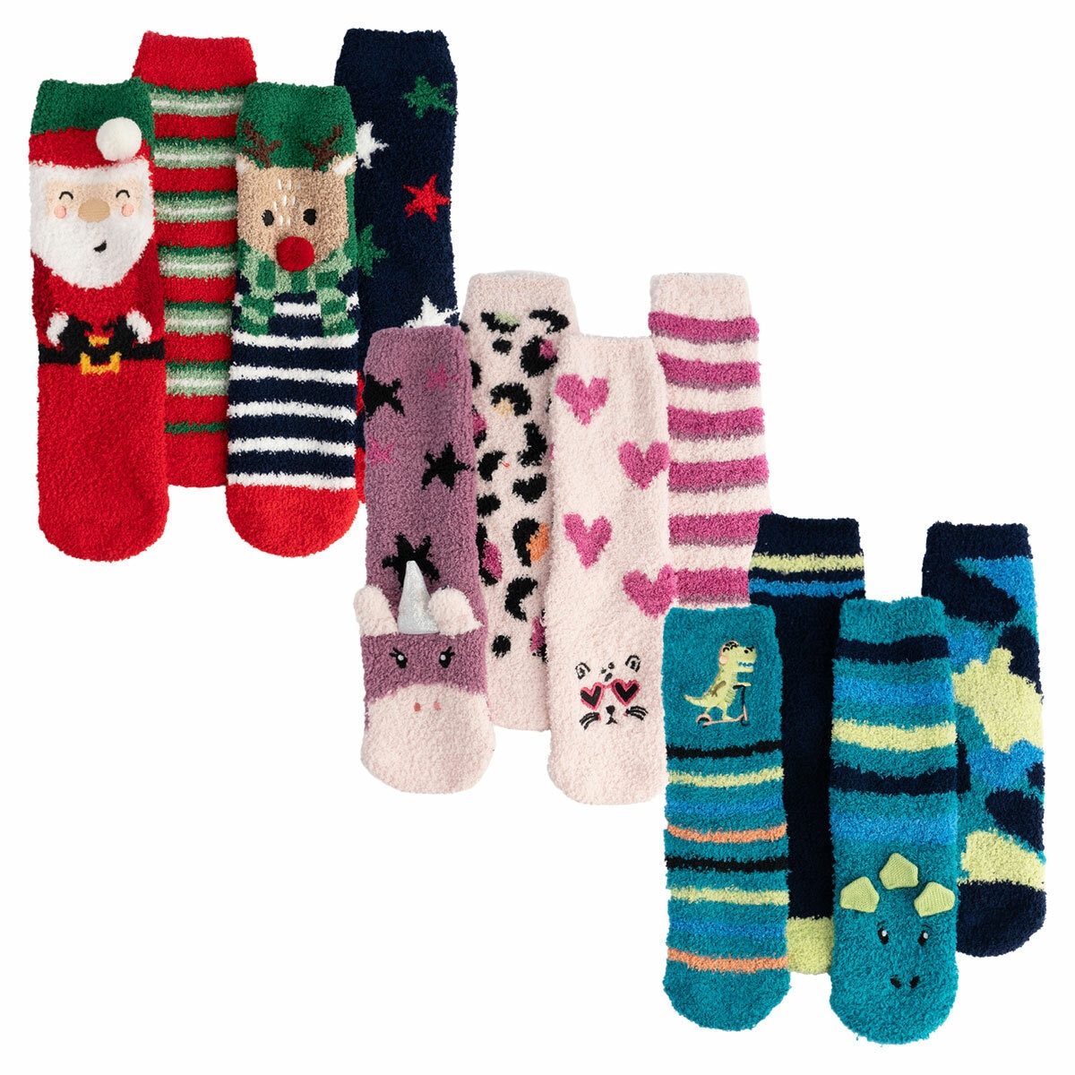 Totes Toastie Kids Socks, 4 Pack