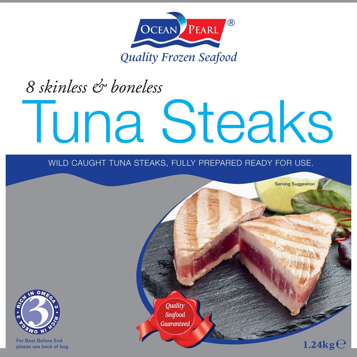 8 pack of Tuna Steaks
