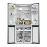 Haier Series 3 HCR3818EWMM Multi Door Fridge Freezer, E Rated in Inox