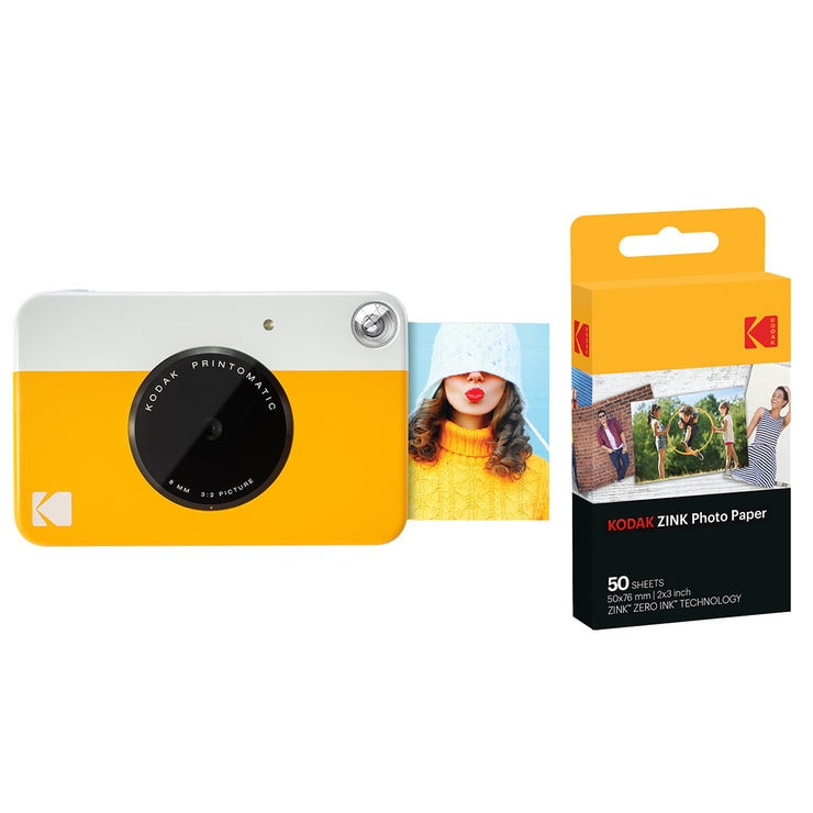 Kodak Printomatic Instant Print Camera with Kodak Zink (Zero Ink) Photo