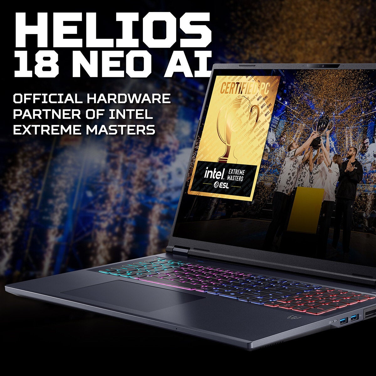 Acer Helios, Intel Core Ultra 9, 16GB RAM, 1TB SSD, NVIDIA GeForce RTX 5080, 18 Inch Gaming Laptop Acer Helios, Intel Core Ultra 9, 16GB RAM, 1TB SSD, NVIDIA GeForce RTX 5080, 18 Inch Gaming Laptop
