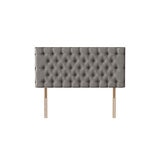 Pocket Spring Bed Company Florence Light Grey Fabric Headboard in 3 Sizes