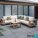 Norfolk Leisure Living Darlington Deep Seating Corner Patio Set