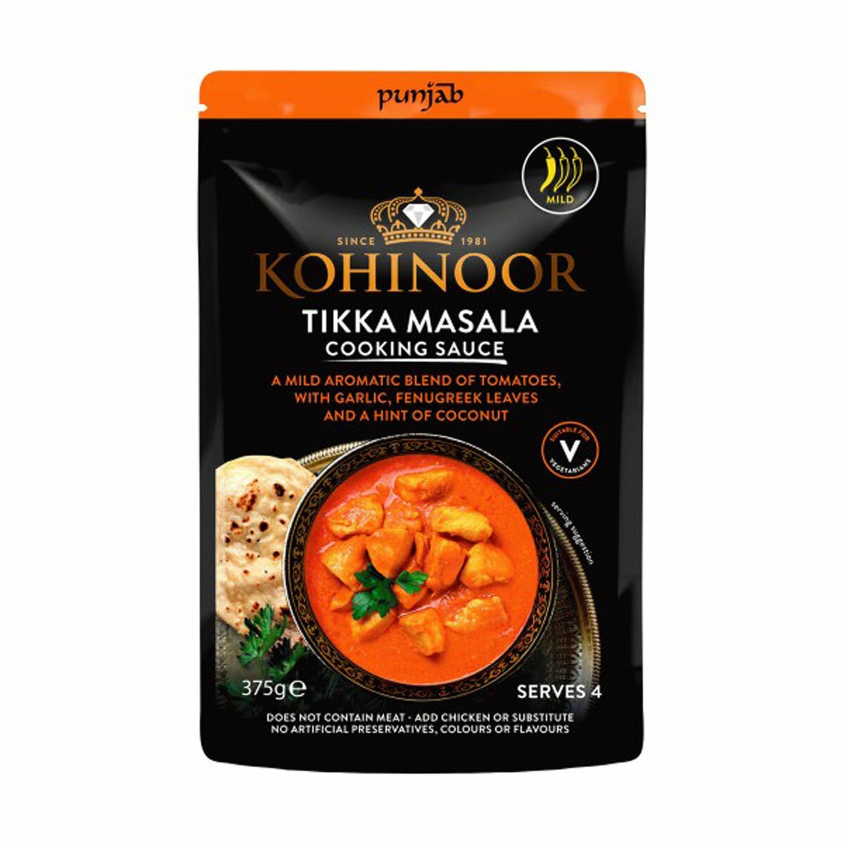 Kohinoor Tikka Masala, 375g