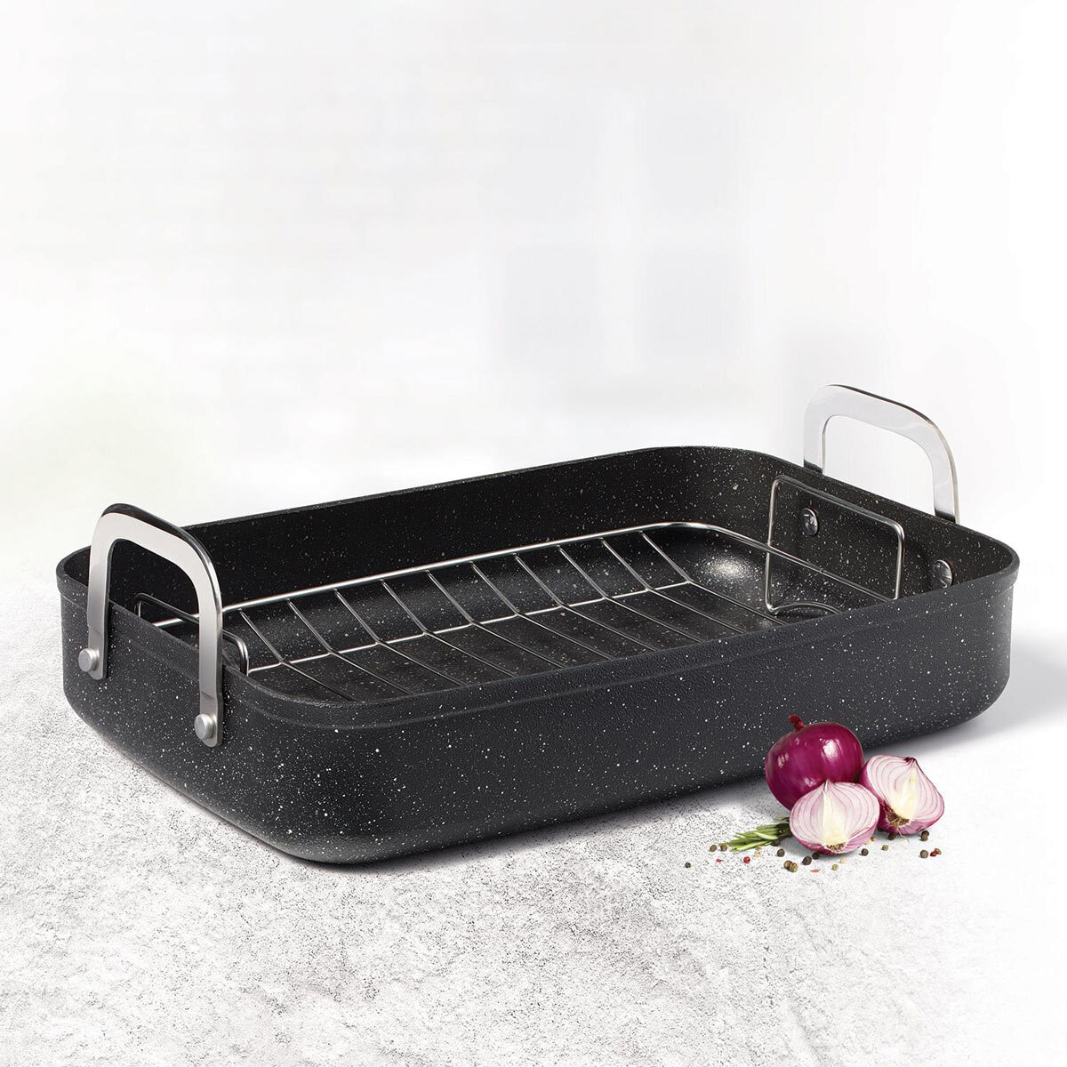 Starfit The Rock Roasting Pan with Stainless Steel Rack