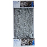 9ft (2.7m) Glitter Gem Garland with 100 Warm White LED Lights