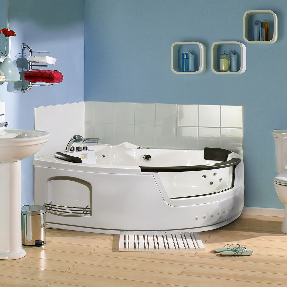 Platinum Spas Amalfi 2 Person Whirlpool Bath Tub 140 x 140 x 58 cm Costco UK