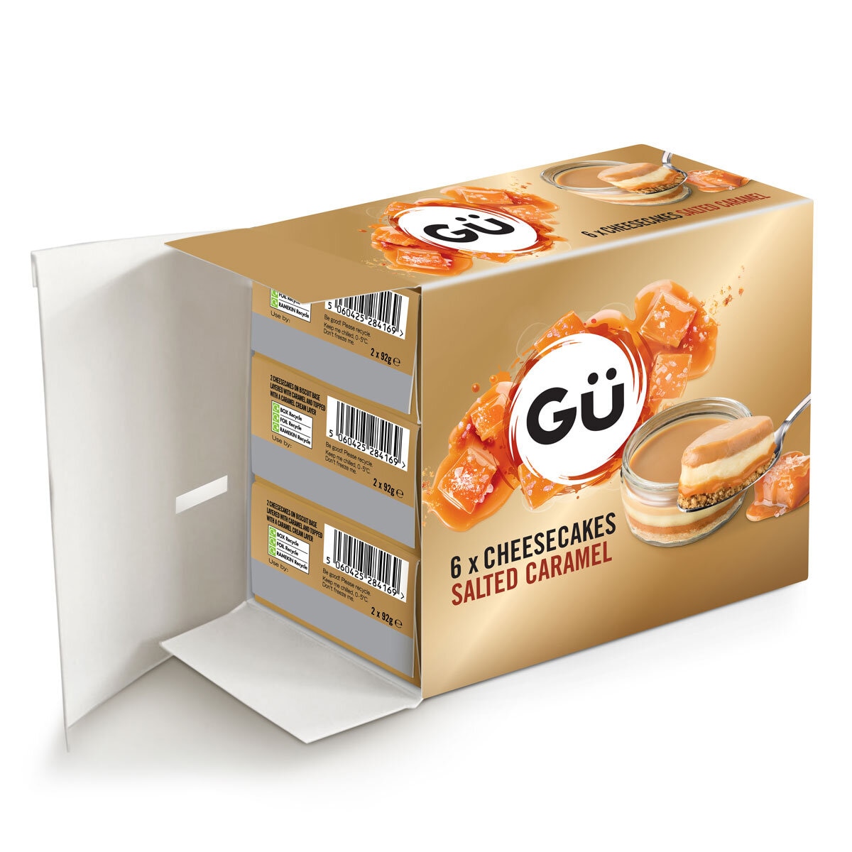 Gu Salted Caramel Cheesecakes Side Image