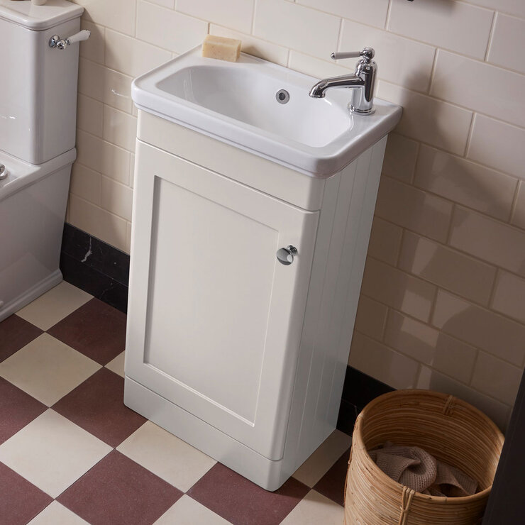 Tavistock Ashby Cloakroom Floor Mounted with Basin, in 2 colours at costco.co.uk