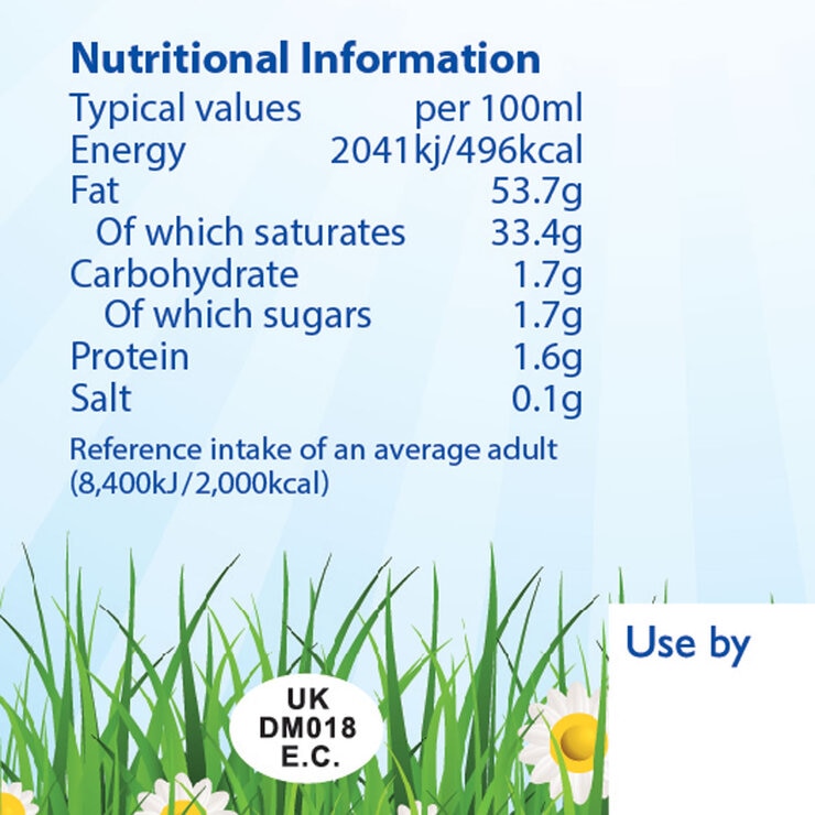 Lanchester Dairies Double Cream, 1L