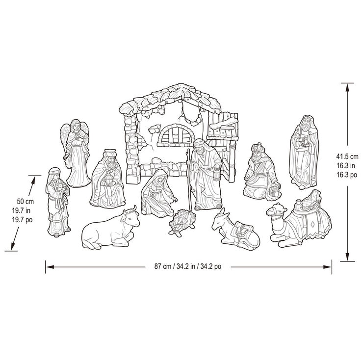Nativity Set Box