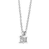 1.00ct Princess Cut Pendant, Platinum