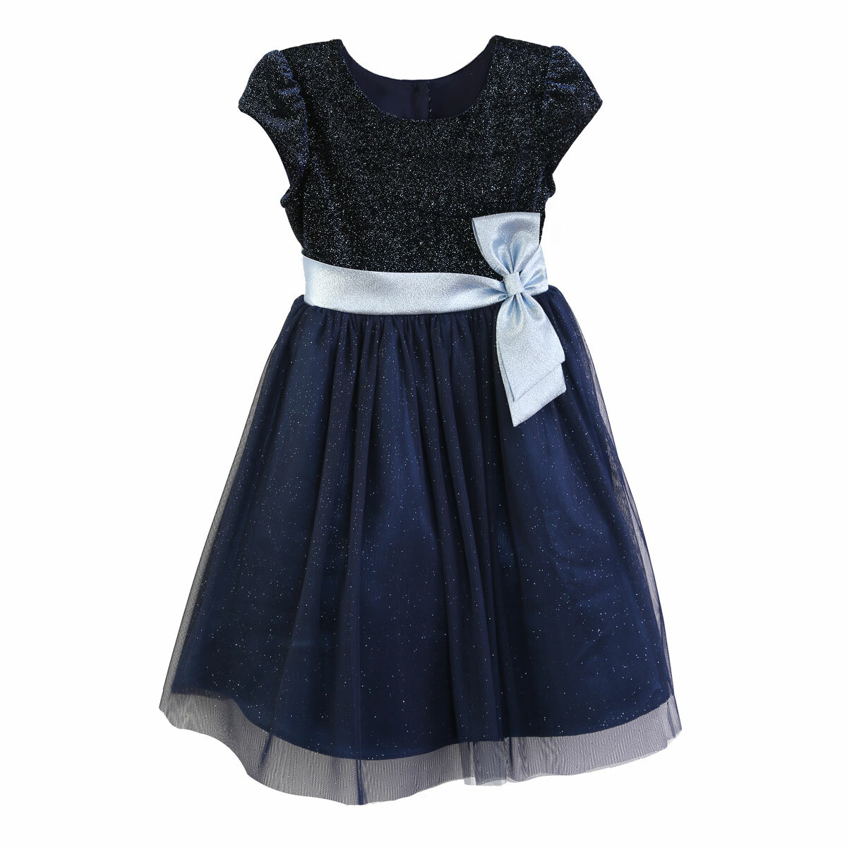 Jona Michelle Kids Dress in Navy