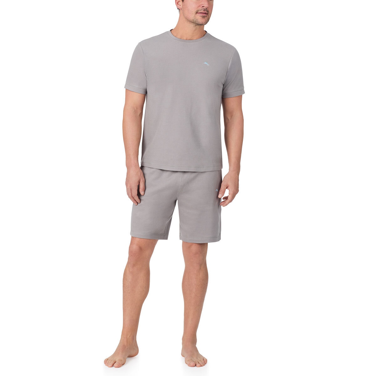 Tommy Bahama Men's Knit Lounge Set in Grey