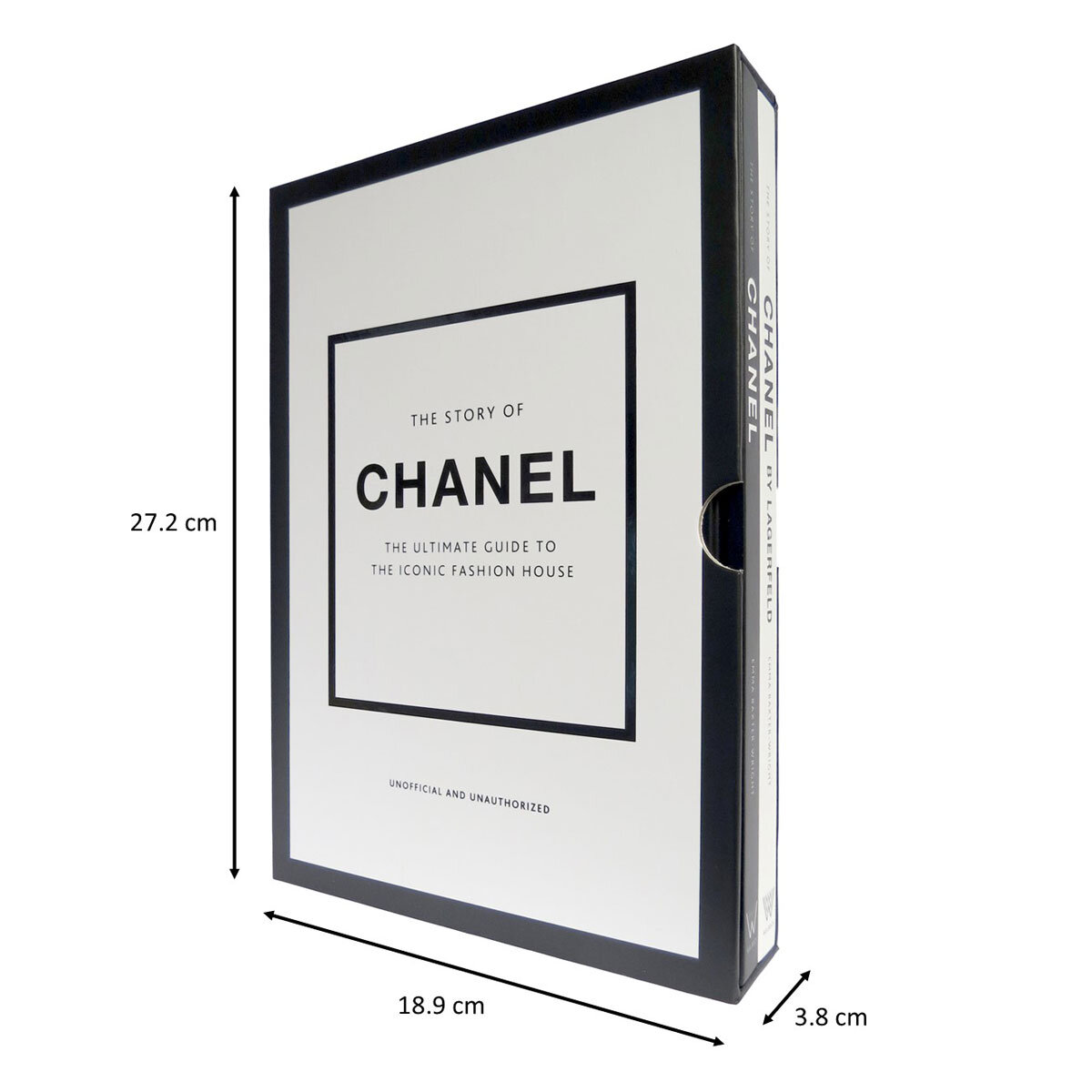 Image of Story of Channel slipcase book with dimensions