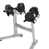 StairMaster 88lbs (40kg) TwistLock Adjustable Dumbbell Set with Stand