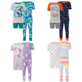 Kirkland Signature Children's Cotton 4 Piece Pyjama Set in 4 Colours, 3-10 Years