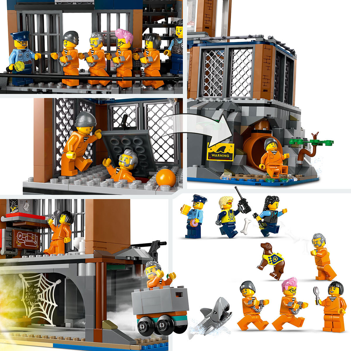 Buy LEGO City Police Prison Island Overview Image at Costco.co.uk