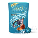 Lindt Lindor Milk Chocolate and Salted Caramel Chocolate Truffles, 4 x 200g