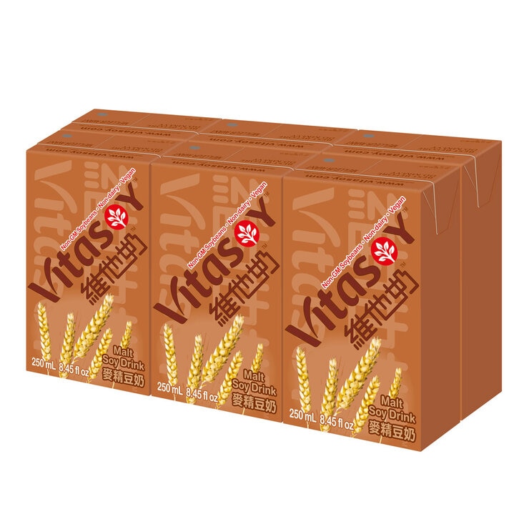 Vita Soy Malt Soy Drink, 6 x 250ml