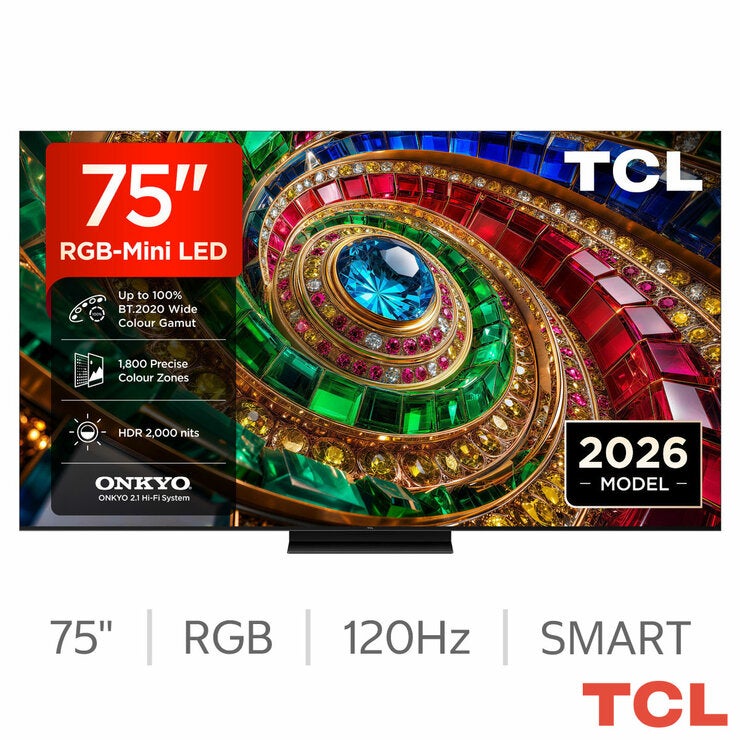 Buy TCL 75Q7D 75 Inch RGB-Mini LED TV at Costco.co.uk Buy TCL 75Q7D 75 Inch RGB-Mini LED TV at Costco.co.uk