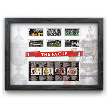 The FA Cup Royal Mail® Framed Stamp Set