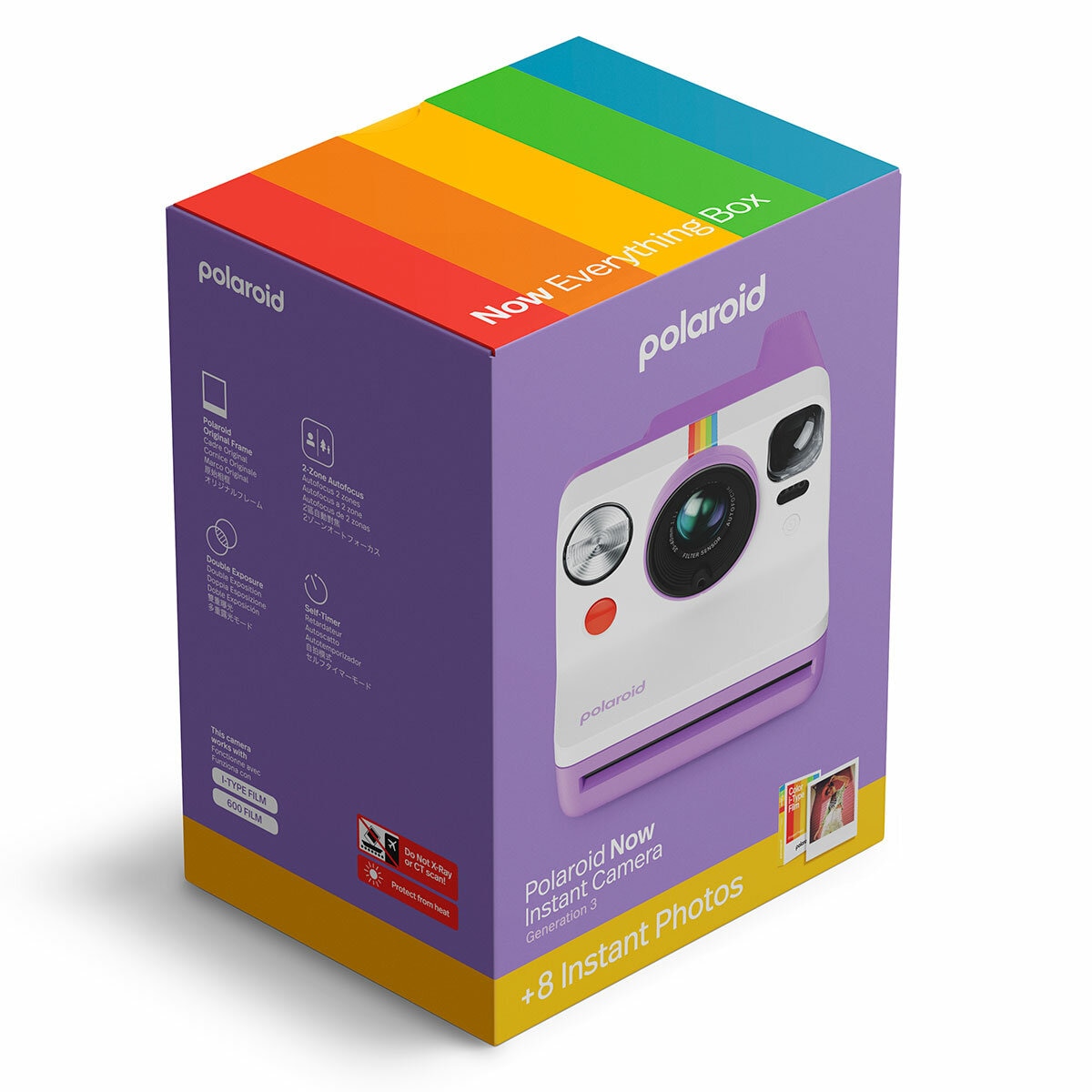 With 8 instant colour photos With 8 instant colour photos