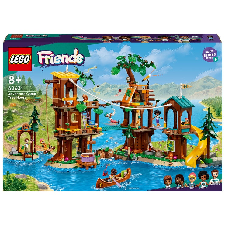 Lego Friends Adventure Camp Tree House Box Image