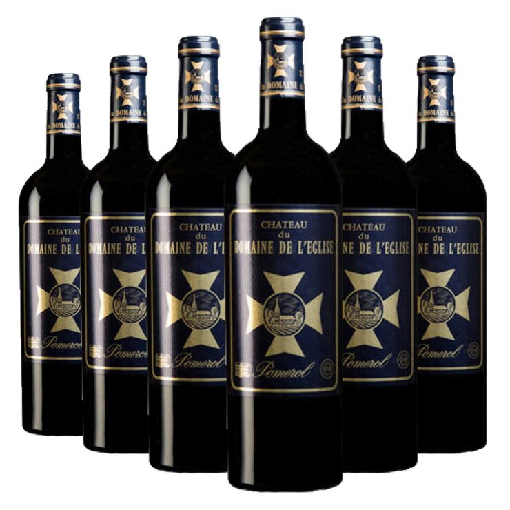 Chateau du Domaine de l'Eglise Pomerol 2020, 6 x 75cl Chateau du Domaine de l'Eglise Pomerol 2020, 6 x 75cl