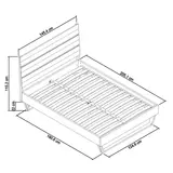 Bentley Designs Tivoli Low Foot End Bedstead, Double(White