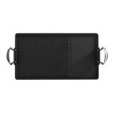 Samuel Groves Britania Cast Iron Double Burner Griddle, 45 x 25 cm