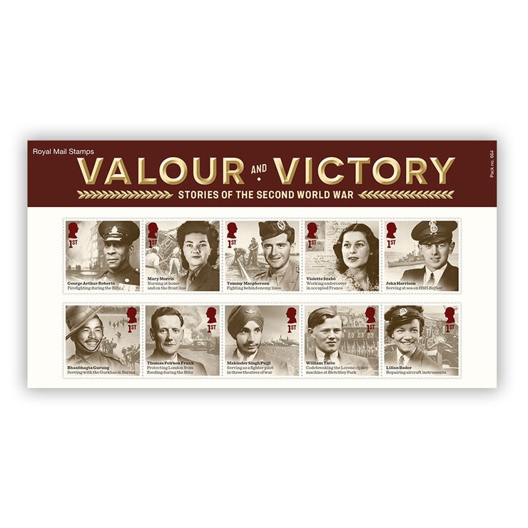 Stories of WWII Stamps Presentation Pack From Royal Mail®