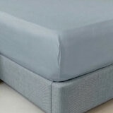 Belledorm Bamboo Cotton Blend Platinum Fitted Sheet in 4 Sizes