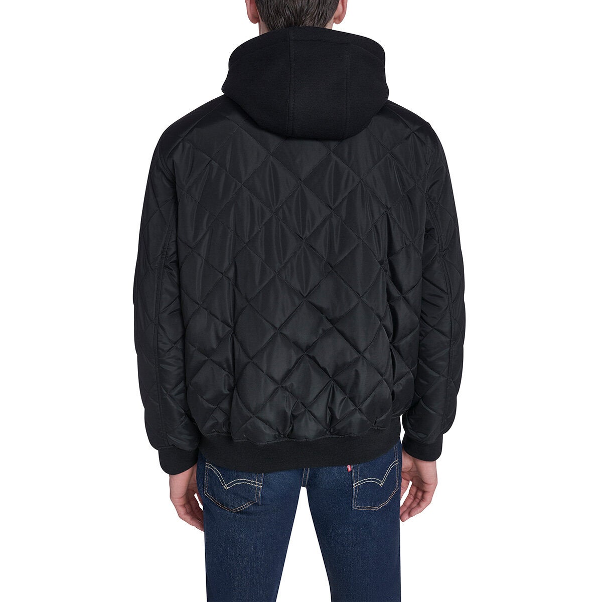 Converse Men's Hooded Bomber Jacket Converse Men's Hooded Bomber Jacket