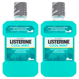 2 bottles of listerine cool mouthwash