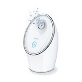Front Profile Beurer Facial Sauna releasing steam