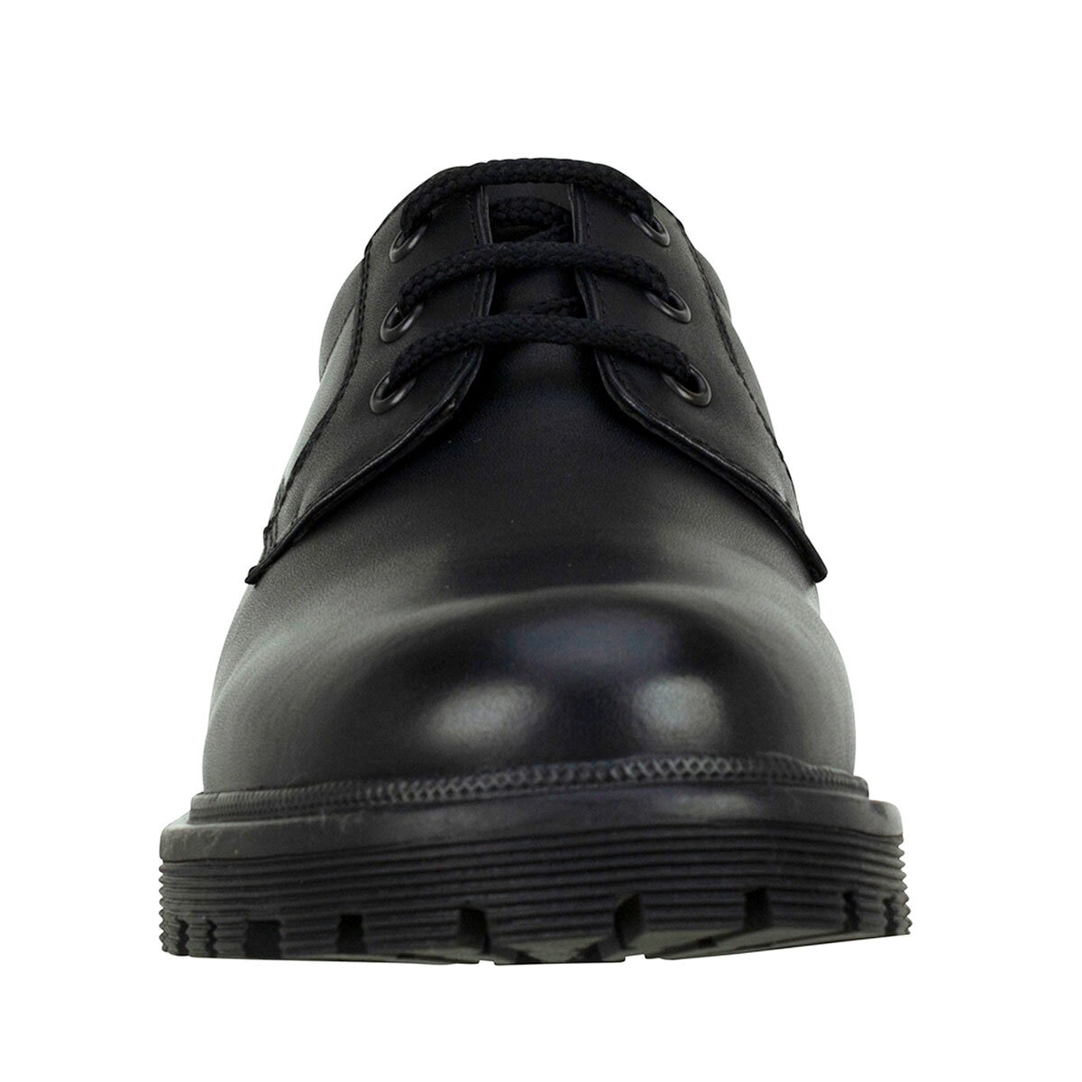 TeⓇm Bailey Leather Unisex Chunky Lace Up School Shoes, Youth 5
