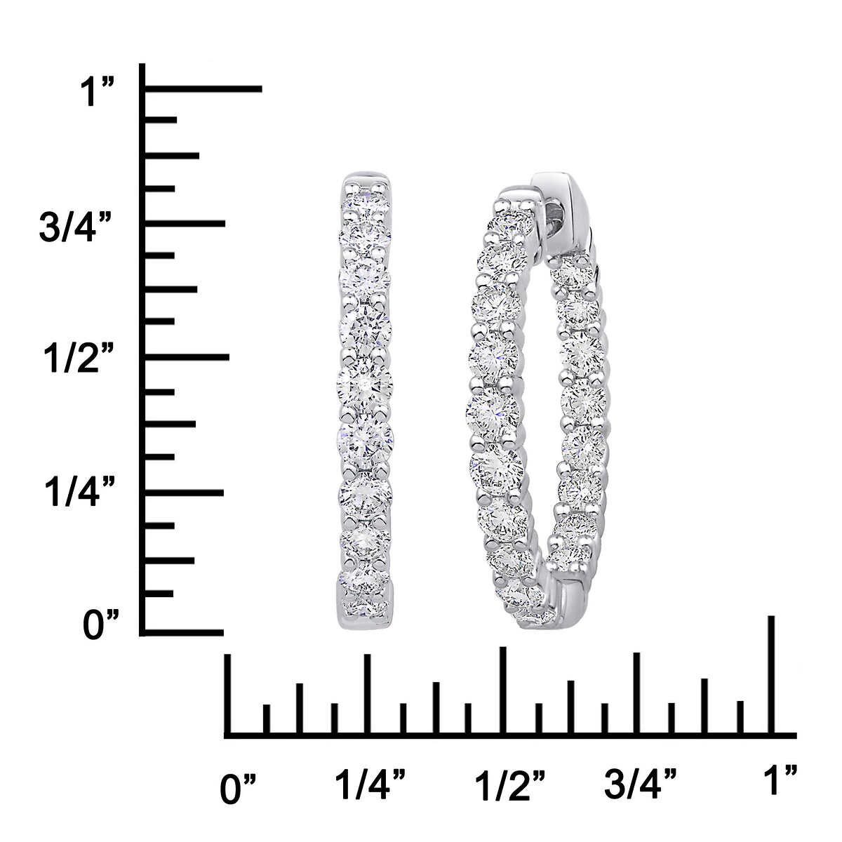 Round Brilliant 1.50 ctw Diamond 14kt White Gold