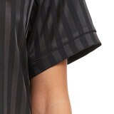Flora Nikrooz Satin 2 PC Short Notch Pyjama Set in Black
