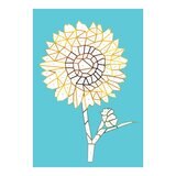 Flower outline