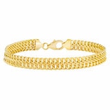 14ct Yellow Gold Infinity Link Bracelet