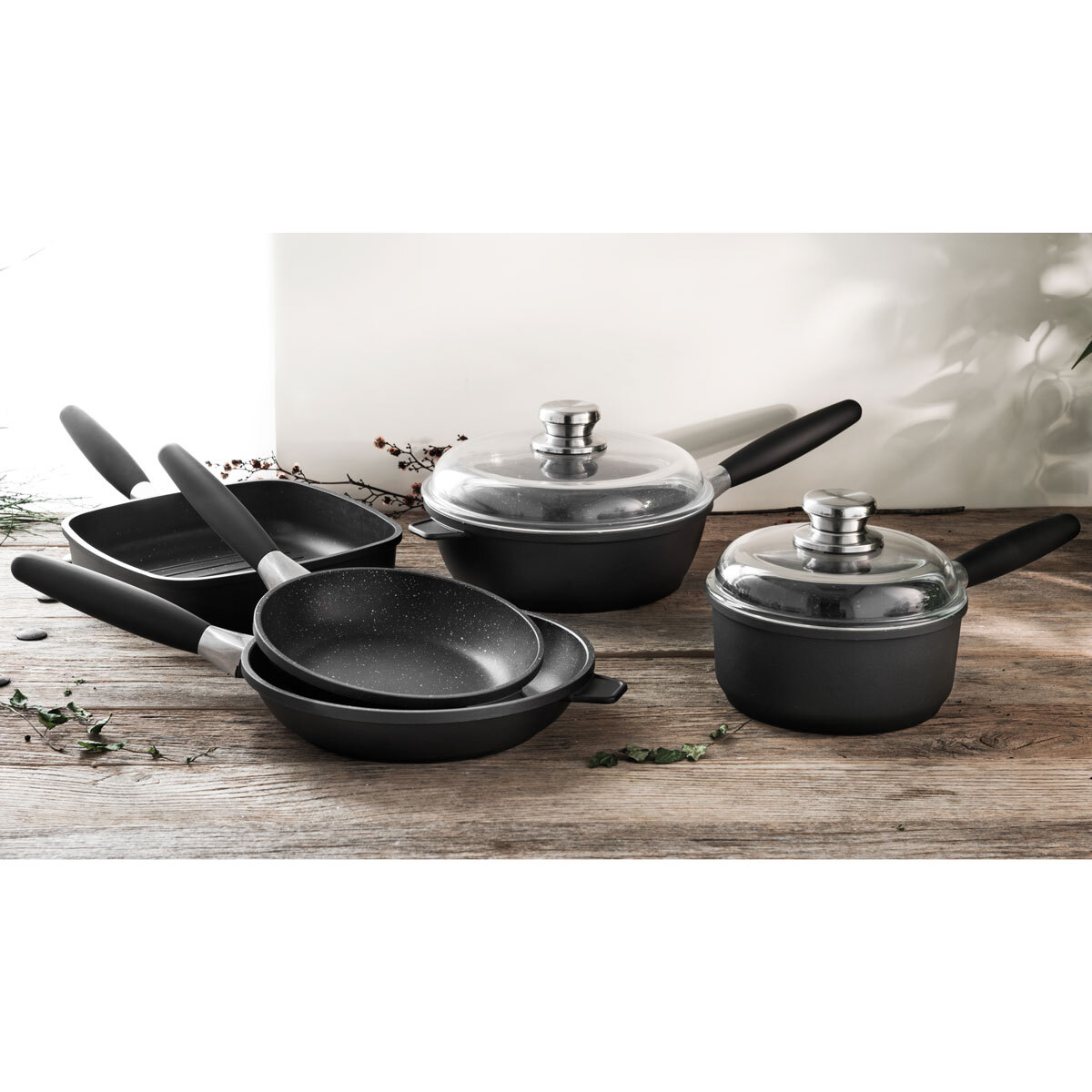 BergHOFF Champion Eurocast Cookware Set, 7 Piece