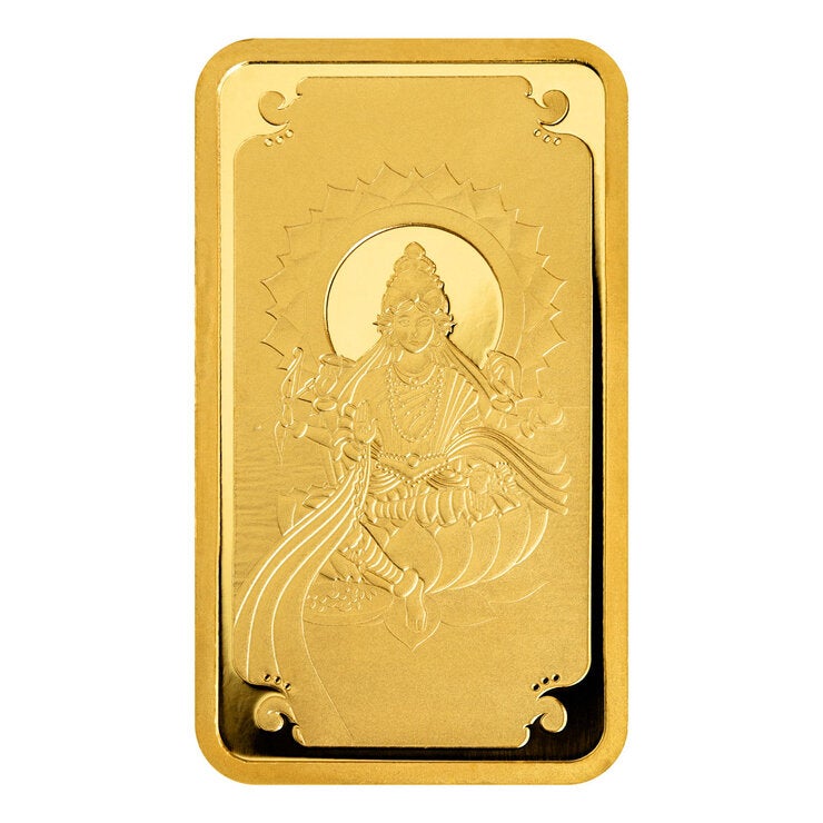 20 Gram Lakshmi Gold Minted Bar 20 Gram Lakshmi Gold Minted Bar