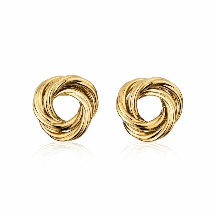 14ct Yellow Gold Love Knot Earrings 14ct Yellow Gold Love Knot Earrings