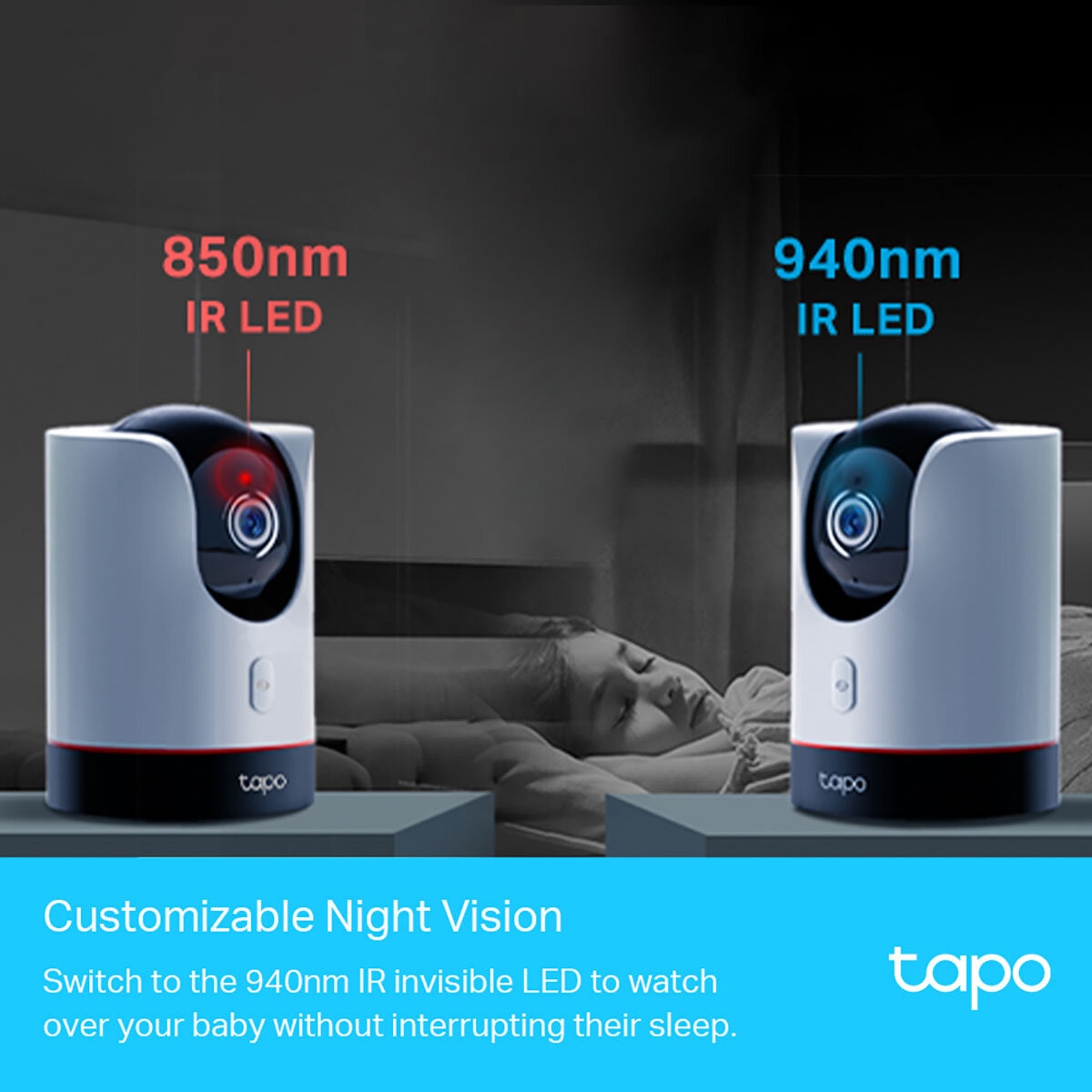 TP-Link Tapo C225 2K 4MP Pan/Tilt AI Home Security Wi-Fi Camera - 2 Pack