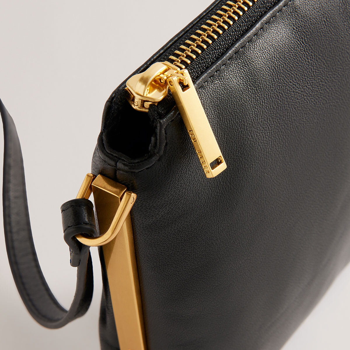 Ted Baker Samilly Leather Crossbody Bag in Black