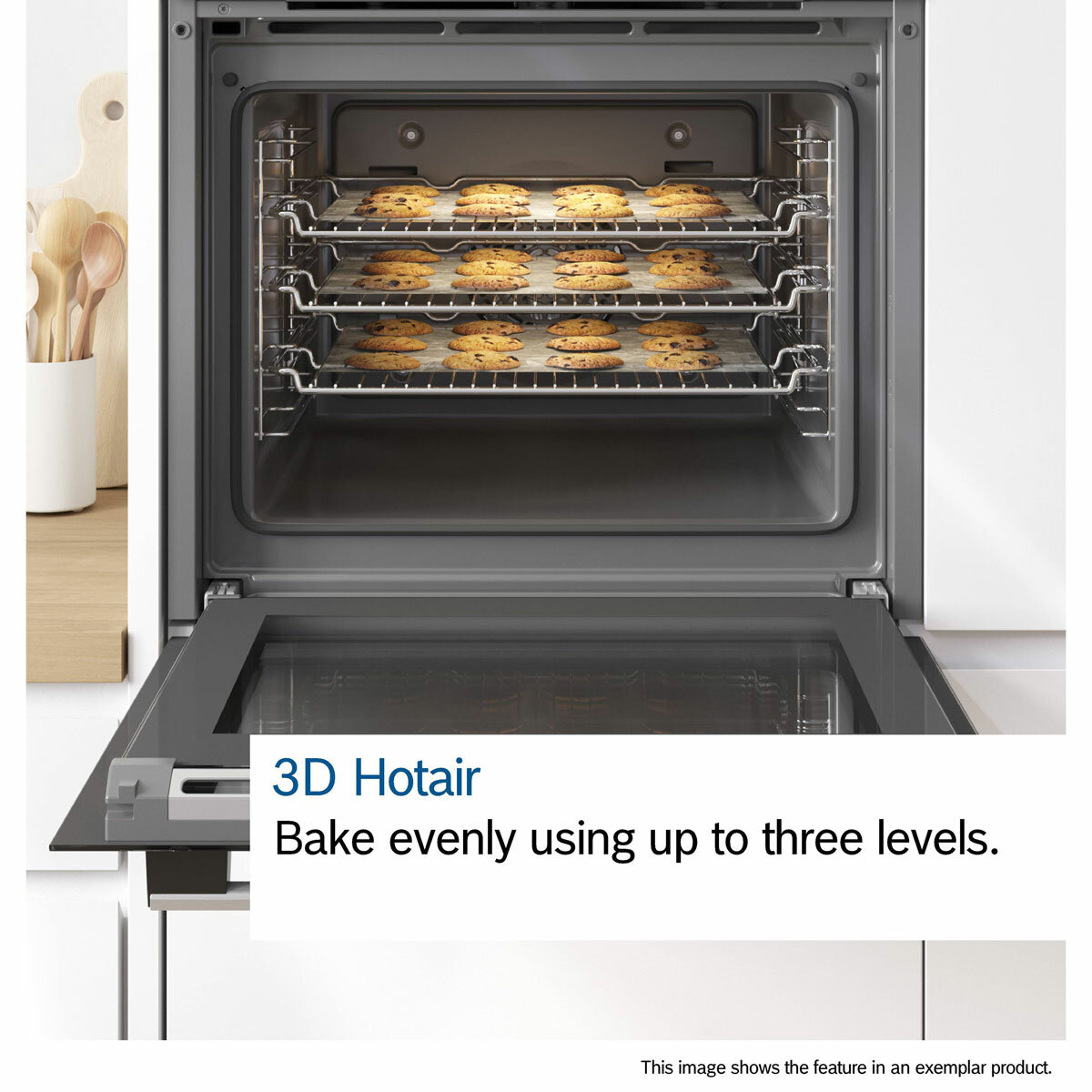 Bosch Series 4 MBA533BB3B, Built In Double Oven, A Rated in Black