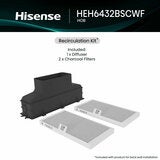 Hisense Hi6 HEH6432BSCWF 60cm Induction Hob in Black, For External / Recirculation Ventilation Hisense Hi6 HEH6432BSCWF 60cm Induction Hob in Black, For External / Recirculation Ventilation