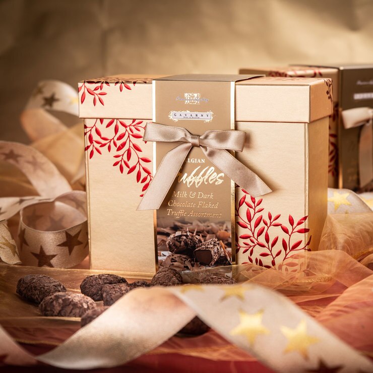 Gavarny by Gudrun Belgian Milk & Dark Chocolate Flaked Truffles, 525g