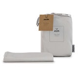 panda bamboo fitted sheet in pure white panda bamboo fitted sheet in pure white
